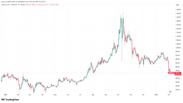 El precio de BNB está sufriendo la campaña contra Binance