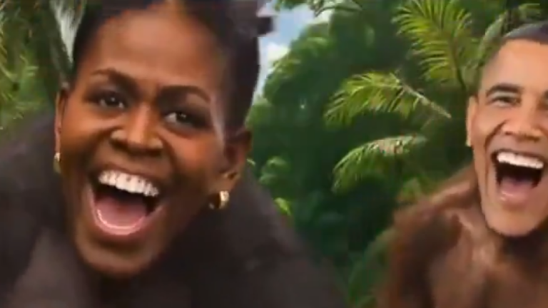 Trump comparte un vídeo generado por IA que muestra a Barack y Michelle Obama como monos