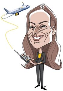 Carolina Martinoli: la capitana serena de Vueling