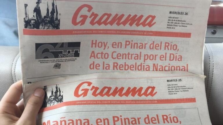 Cuba deja de imprimir sus diarios provinciales y ‘Granma’ sólo saldrá los martes con ocho páginas