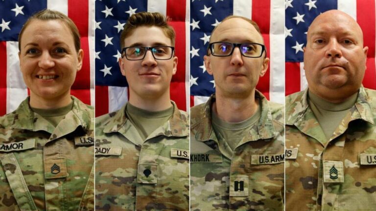 Quién son los cuatro soldados americanos muertos en el ataque de drones de Irán