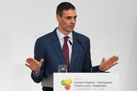 Pedro Sánchez tras la cumbre hispano-portuguesa&nbsp;