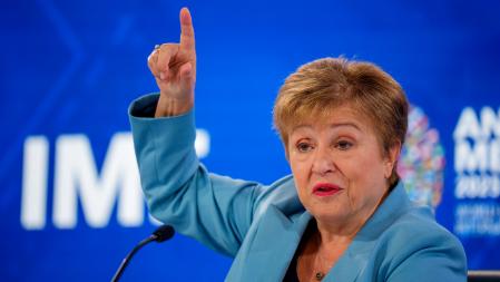 El FMI rebaja la perspectiva económica global y Georgieva dice que hay que prepararse para lo peor