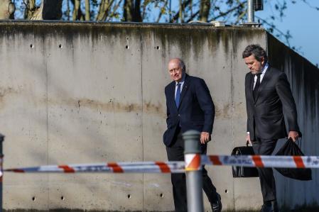 El exministro del Interior Jorge Fernández Díaz llega a la Audiencia Nacional&nbsp;