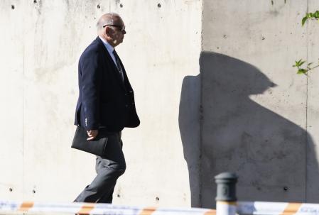 El ex DAO Eugenio Pino a su llegada a la Audiencia Nacional&nbsp;