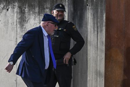 El excomisario José Manuel Villarejo llega a la sede de la Audiencia Nacional&nbsp;