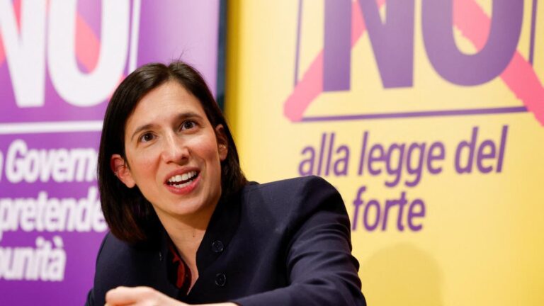 Elly Schlein, líder del PD italiano: “La era de las derechas nacionalistas en Europa se ha acabado”