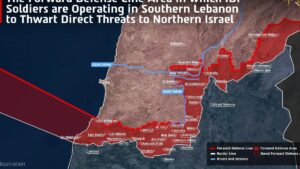 Israel establece una ‘línea amarilla’ en el sur del Líbano y publica un mapa de la zona ocupada