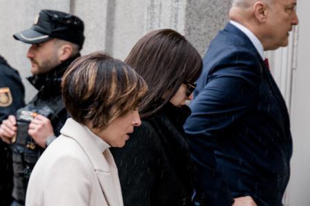 La expareja de Ábalos, Jéssica Rodríguez, a su llegada al Tribunal Supremo, a 27 de febrero de 2025.