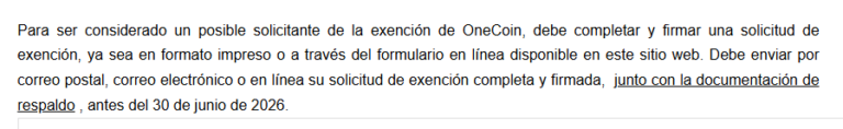 Justicia de EE. UU. abre reclamos para víctimas de OneCoin, incluyendo a Latinoamérica