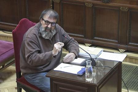 Un momento de la declaración de Koldo García