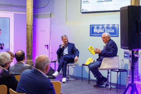 Jordi Xuclà y Lluís Falgàs durante la presentación del libro&nbsp;