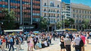 Un tiroteo en el centro de Atenas deja varios heridos