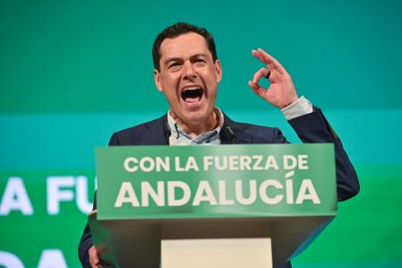 Moreno, en un mitin de la presente campaña&nbsp;
