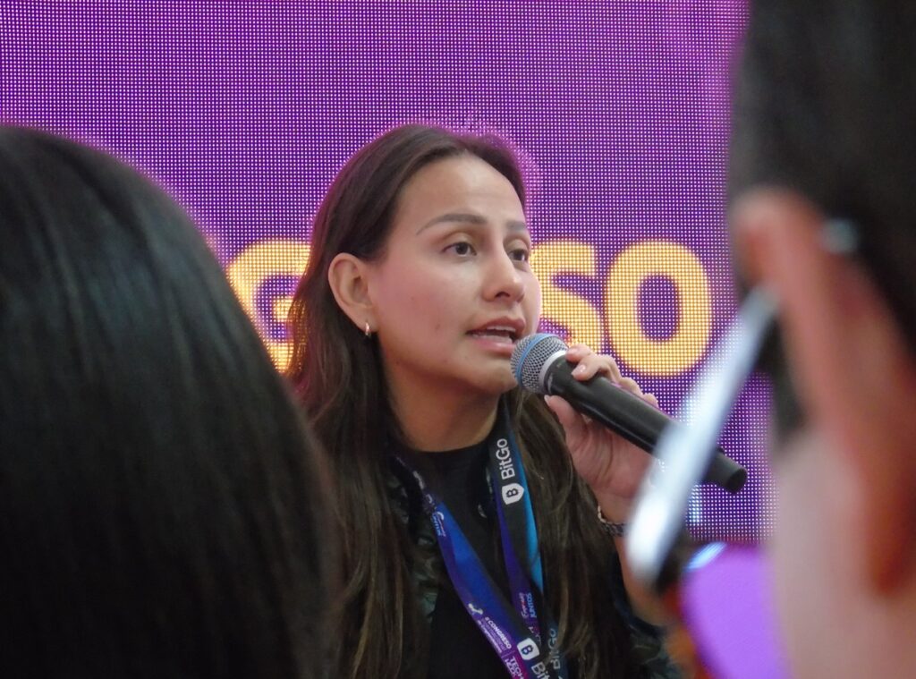 Fotografía de Fernanda Morales, representante de BitGo.