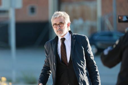 El defensor de Jordi Pujol Ferrusola, Cristóbal Martell, este jueves llegando a la Audiencia Nacional en San Fernando de Henares&nbsp;