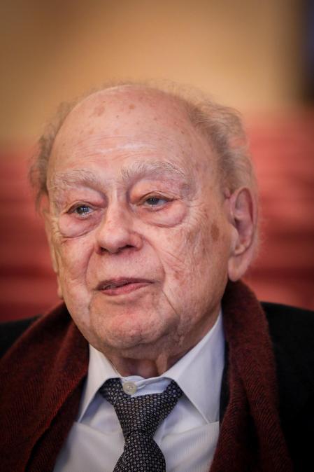 foto NACHO VERA GALBARRO (16/12/2025) Jordi Pujol en el Palau de la Generalitat de Catalunya, Barcelona.