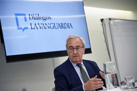Francisco Pérez, en una de sus exposiciones durante el debate&nbsp;
