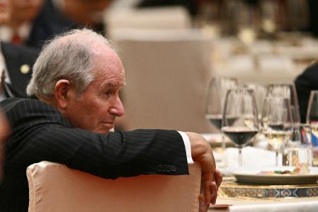 Stephen Schwartzman, presidente del fondo&nbsp; Blackstone, durante el banquete