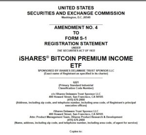 El ETF de bitcoin de BlackRock que dará rendimientos quedó listo para su lanzamiento
