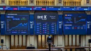 El Ibex roza los 19.400 puntos con el petróleo por debajo de los 80 dólares