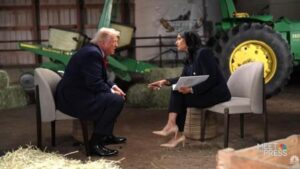 Trump insulta y planta a una entrevistadora de la NBC: “O eres corrupta o estúpida”