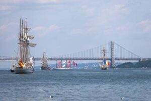 El buque escuela Juan Sebastián Elcano participa en los actos del 4 de julio en Nueva York