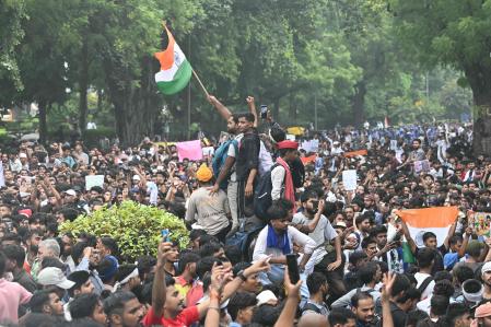 El Partido del Pueblo Cucaracha desafía al Gobierno indio con una gran marcha por las calles de Nueva Delhi