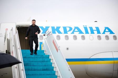 El presidente de Ucrania, Volodimir Zelenski, en un viaje a Turquía.