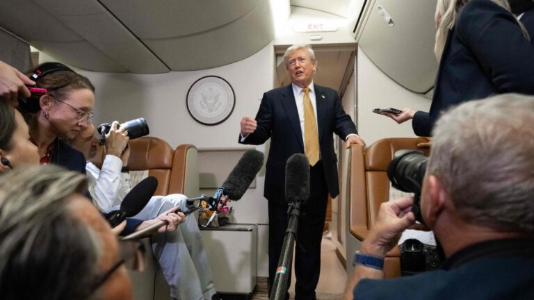 La Casa Blanca excluye a la CNN del Air Force One en un viaje de Trump a un partido de fútbol