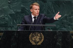 Macron califica en la ONU la diplomacia de Trump en Gaza de “espectáculo vergonzoso”