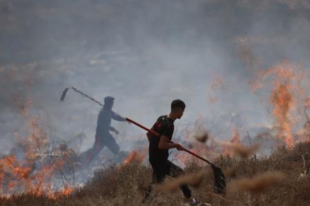Colonos israelíes golpean a un fotógrafo de AFP ante la mirada pasiva de soldados israelíes