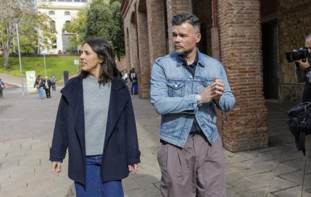 Acto político de Irene Montero y Gabriel Rufián en Nou Barris&nbsp;