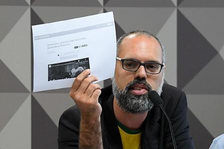 El youtuber bolsonarista Allan dos Santos