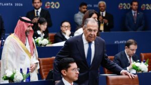 La presencia de Lavrov en la cumbre del G-20 de Atlanta impide hacer la foto de familia