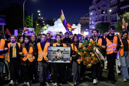 Marcha por el centro de Madrid