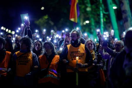 Marcha por el centro de Madrid