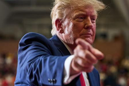 Donald Trump, este domingo en un mitin&nbsp;